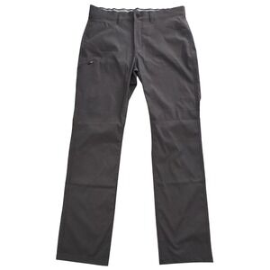 Orvis Mens Technical Performance Hiking Pants Charcoal Grey Stretch Nylon 36x32